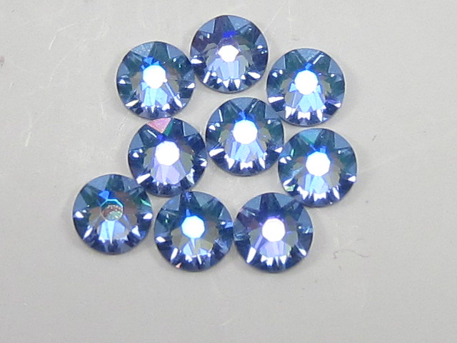 72 pcs. 20ss LIGHT SAPPHIRE GLACIER BLUE FLATBACK European Rhinestones